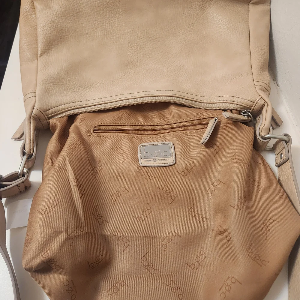 NEW Boc Cream Women's Zipper Pockets Bag - Picture 8 of 11
